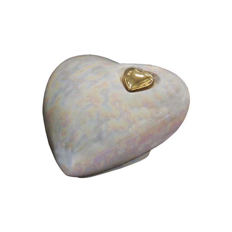 Urne coeur en céramique - 190€